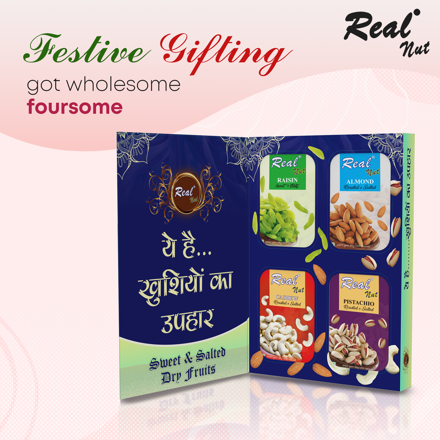 Sweet and Salted Dry Fruits Gift Pack - 800g