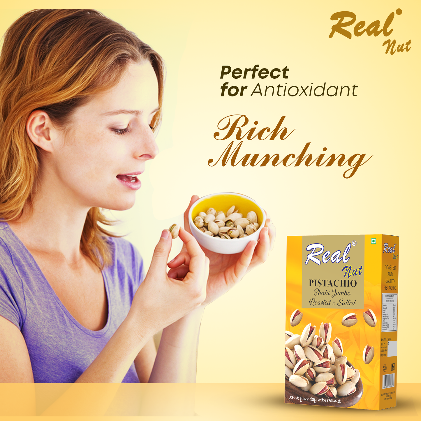 PISTACHIO ROASTED & SALTED SHAHI JUMBO 250g