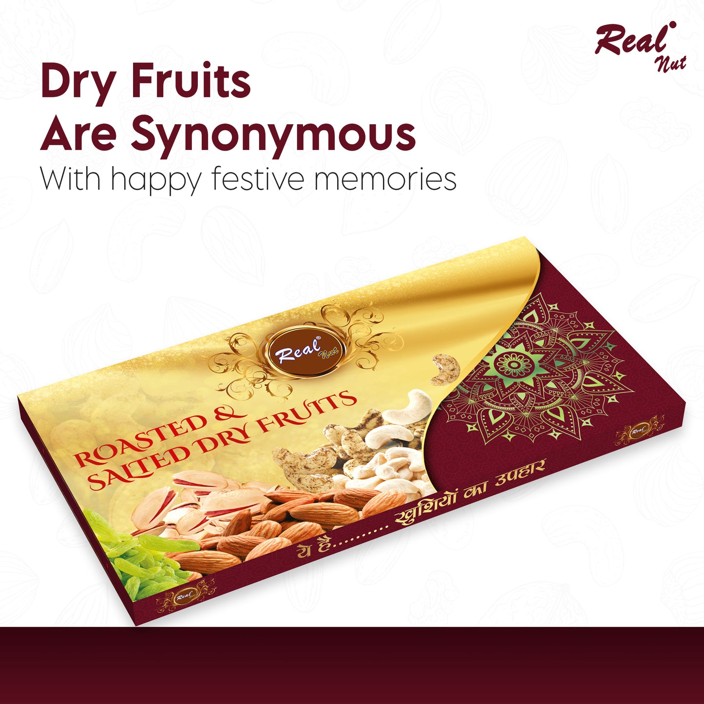 Roasted and Salted Dry Fruits Gift Pack - 500g