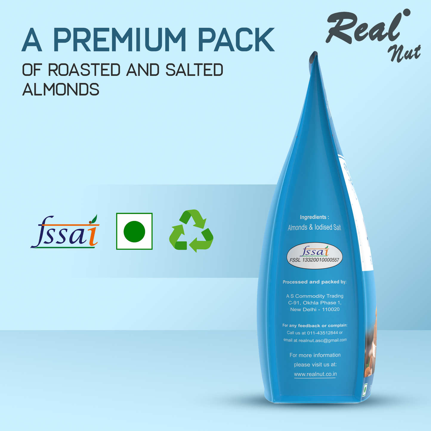 ALMOND ROASTED & SALTED