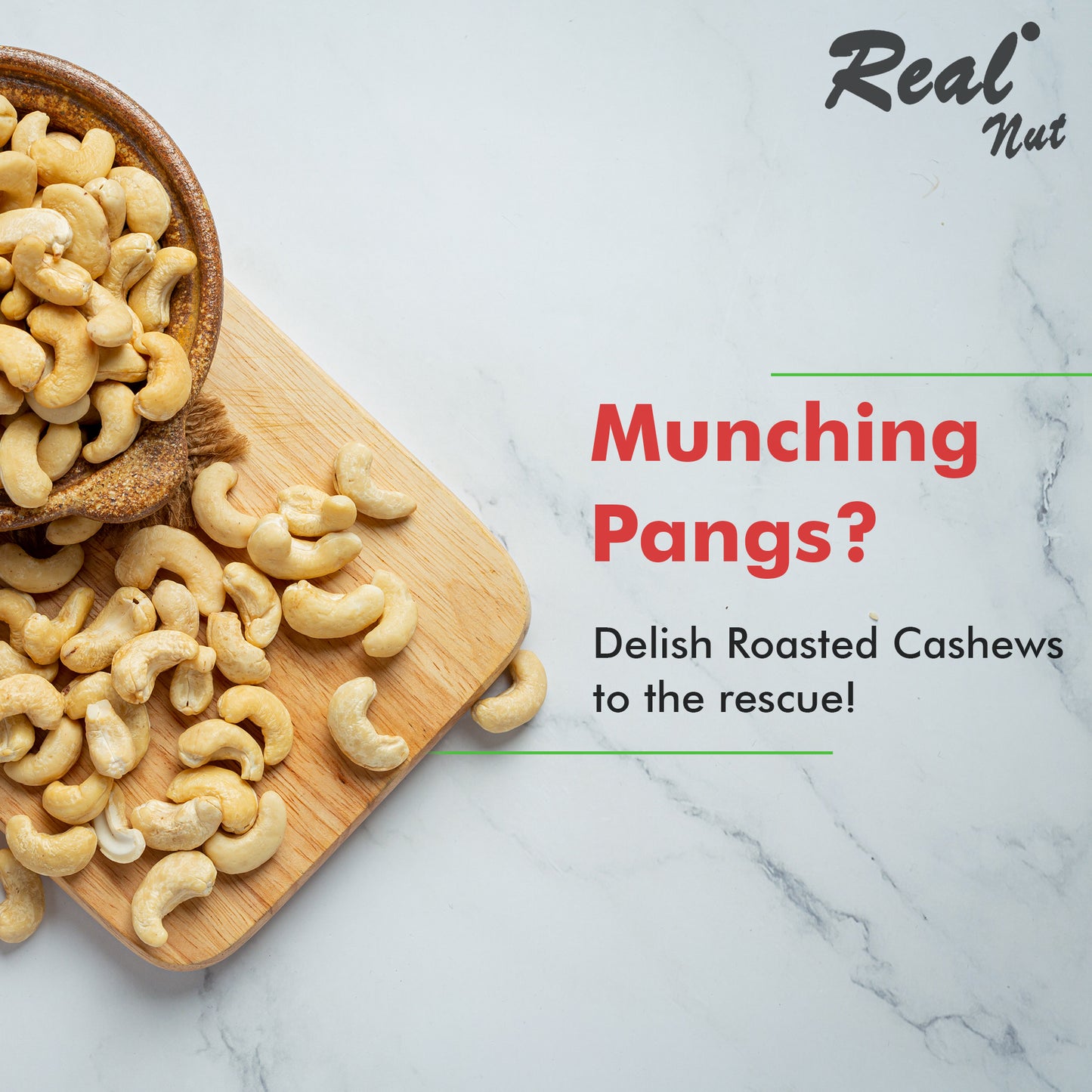 CASHEW ROASTED & SALTED (Red) 250g