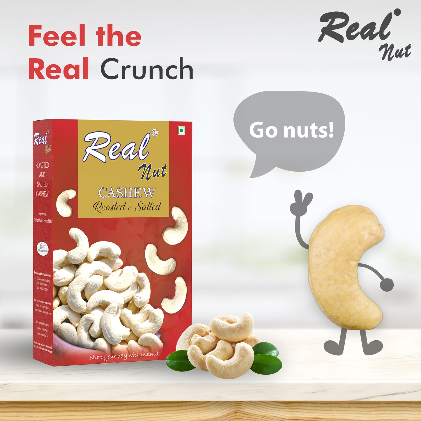 CASHEW ROASTED & SALTED (Red) 250g