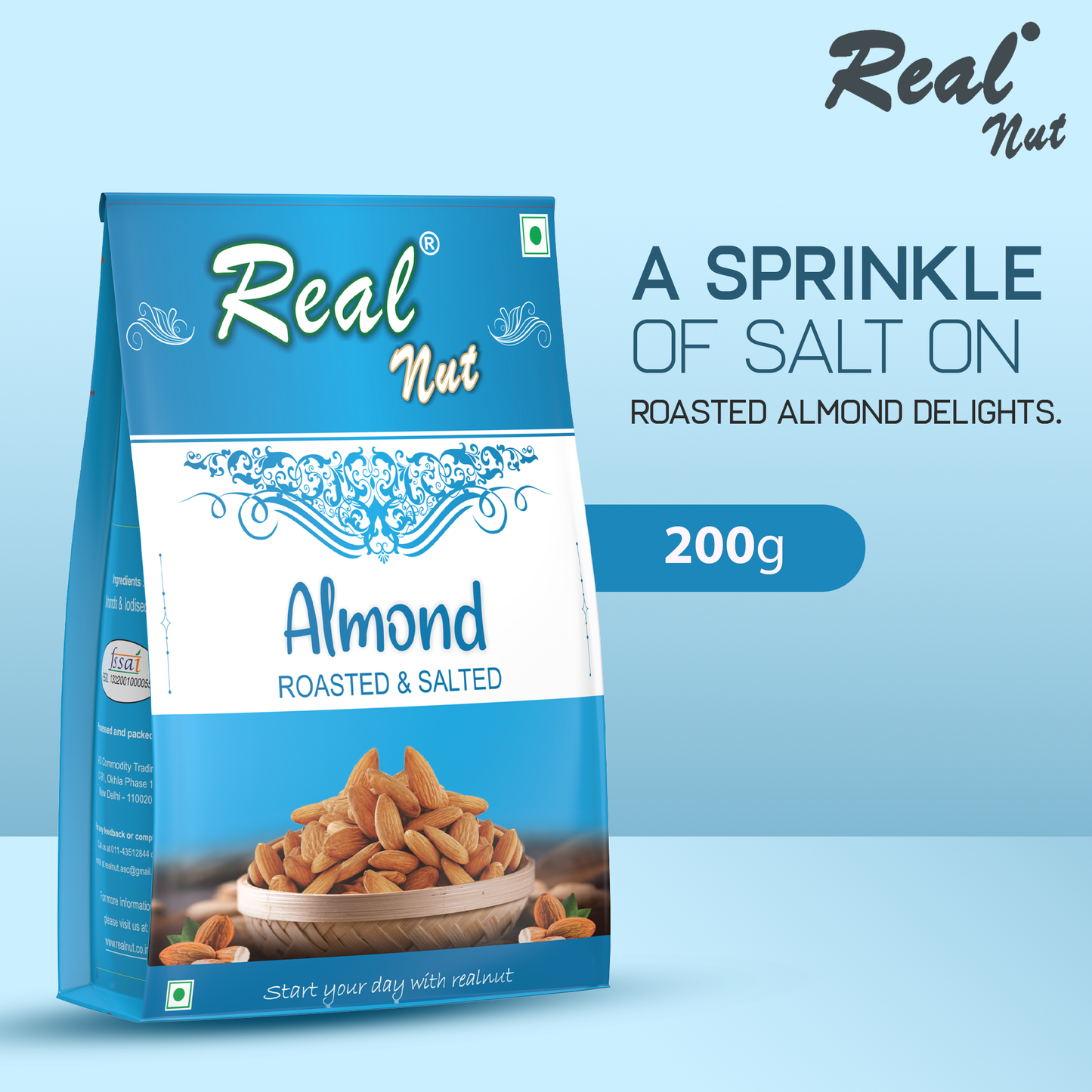 ALMOND ROASTED & SALTED
